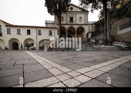 Das Heiligtum von San Gerardo Maiella, wunderschöne Kirche in Salerno, Kampanien, Salerno, Italien Stockfoto