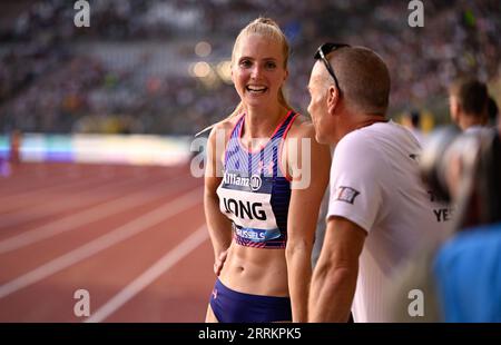 Brüssel, Belgien. September 2023. Dutch Fleur Jong auf dem Bild bei der Ausgabe des Memorial Van Damme Diamond League Meeting Athletics 2023 in Brüssel, Freitag, 08. September 2023. BELGA PHOTO LAURIE DIEFFEMBACQ Credit: Belga News Agency/Alamy Live News Stockfoto