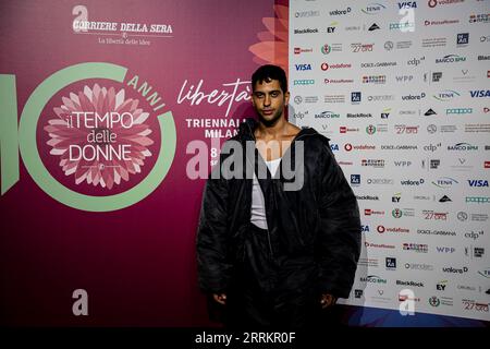 Mailand, Italien. September 2023. Mahmood während Tempo delle Donne 2023, Nachrichten in Mailand, Italien, 8. September 2023 Credit: Independent Photo Agency/Alamy Live News Stockfoto