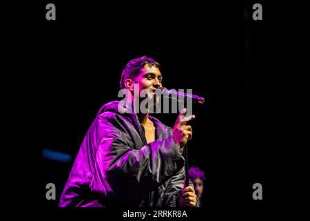 Mailand, Italien. September 2023. Mahmood während Tempo delle Donne 2023, Nachrichten in Mailand, Italien, 8. September 2023 Credit: Independent Photo Agency/Alamy Live News Stockfoto