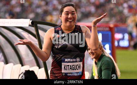 Brüssel, Belgien. September 2023. Der Japaner Haruka Kitaguchi wurde während der Memorial Van Damme Diamond League Meeting Leichtathletik-Veranstaltung 2023 in Brüssel, Freitag, 08. September 2023, abgebildet. BELGA PHOTO LAURIE DIEFFEMBACQ Credit: Belga News Agency/Alamy Live News Stockfoto