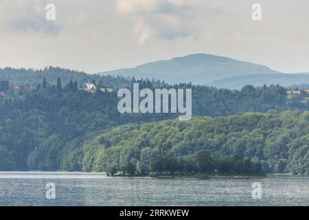 Europa, Polen, Wojewodschaft Podkarpackie, Solinasee Stockfoto