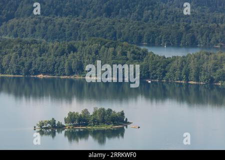 Europa, Polen, Wojewodschaft Podkarpackie, Solinasee Stockfoto