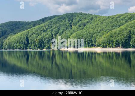 Europa, Polen, Wojewodschaft Podkarpackie, Solinasee Stockfoto