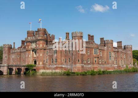 England, Sussex, East Sussex, Eastbourne, Herstmonceux Castle Stockfoto