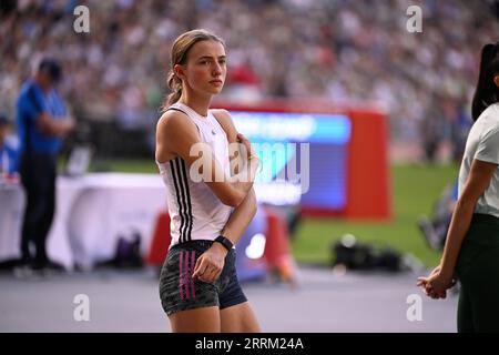 Brüssel, Belgien. September 2023. Der belgische Merel Maes wurde bei der Ausgabe des Memorial Van Damme Diamond League Meeting Athletics 2023 in Brüssel, Freitag, 08. September 2023, vorgestellt. BELGA PHOTO LAURIE DIEFFEMBACQ Credit: Belga News Agency/Alamy Live News Stockfoto