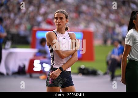 Brüssel, Belgien. September 2023. Der belgische Merel Maes wurde bei der Ausgabe des Memorial Van Damme Diamond League Meeting Athletics 2023 in Brüssel, Freitag, 08. September 2023, vorgestellt. BELGA PHOTO LAURIE DIEFFEMBACQ Credit: Belga News Agency/Alamy Live News Stockfoto