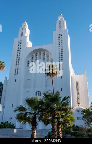 Die heilige Herzkathedrale im Art déco-Stil im Zentrum von Casablanca, Marokko Stockfoto