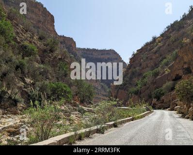 Tolle Landschaft in der Nähe des Paradise Valley in der Region Agadir, Marokko Stockfoto