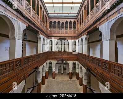 Der berühmte Nejjarine Foundouk in der Medina von Fez, Marokko Stockfoto