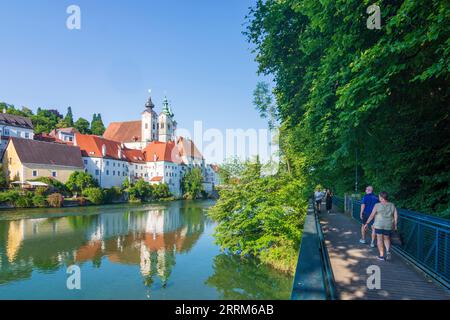 Steyr, Haus Bürgerspital, Michaelskirche, Steyr in Steyr, Nationalpark Region, Oberösterreich, Österreich Stockfoto