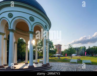 Wiesbaden, Monopteros auf dem Neroberg im Rheingau, Hessen, Deutschland Stockfoto