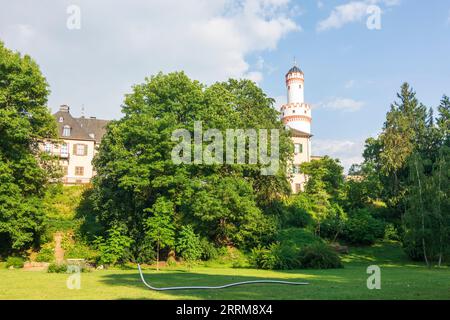 Bad Homburg vor der Höhe, Schloss Bad Homburg, Park Schlosspark in Taunus, Hessen, Deutschland Stockfoto