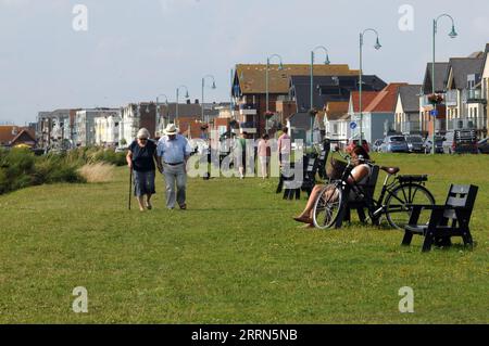 MARINE PARADE, LEE ON THE SOLENT, HANTS PIC MIKE WALKER 2023 Stockfoto