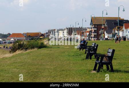 MARINE PARADE, LEE ON THE SOLENT, HANTS PIC MIKE WALKER 2023 Stockfoto