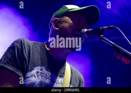 Bergamo, Italien. September 2023. NXT Station, Bergamo, Italien, 08. September 2023, Giancane während Giancane - Tutto männliche Tour estivo 2023 - italienische Sängerin Music Concert Credit: Live Media Publishing Group/Alamy Live News Stockfoto