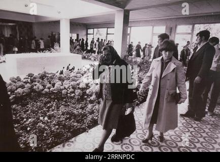 Josip Broz Tito Funeral: House of Flowers in den 1980er Jahren Belgrad, Jugoslawien Stockfoto