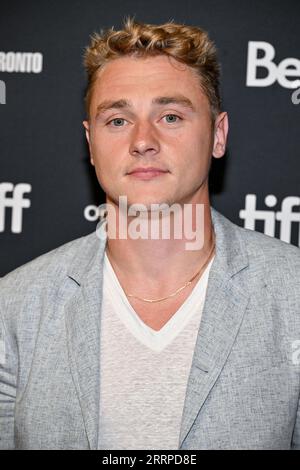 Toronto, Kanada. September 2023. Ben Hardy besuchte die Premiere des Films Unicorns während des Toronto International Film Festival in Toronto, Kanada am 8. September 2023. Foto von Julien Reynaud/APS-Medias/ABACAPRESS.COM Credit: Abaca Press/Alamy Live News Stockfoto