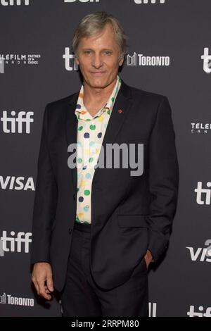 Toronto, Kanada. September 2023. Viggo Mortensen nimmt an der Premiere „The Dead Don't Hurt“ während des Toronto International Film Festival 2023 im Princess of Wales Theatre in Toronto Teil. Quelle: SOPA Images Limited/Alamy Live News Stockfoto