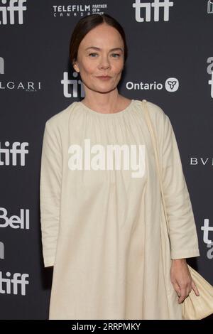 Toronto, Kanada. September 2023. Nadia Litz nimmt an der Premiere „The Dead Don't Hurt“ während des Toronto International Film Festival 2023 im Princess of Wales Theatre in Toronto Teil. (Foto: Angel Marchini/SOPA Images/SIPA USA) Credit: SIPA USA/Alamy Live News Stockfoto