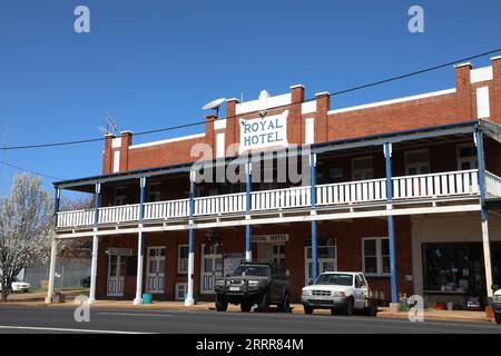 Royal Hotel, 26 Bolaro Street, Dunedoo, NSW, 2844, Australien Stockfoto