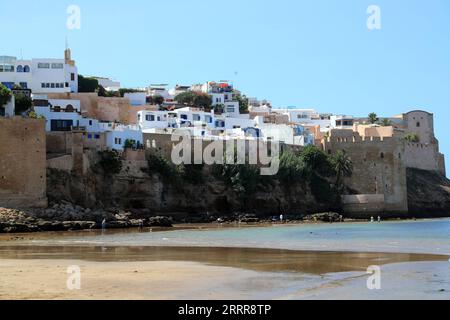 230515 -- KAIRO, 15. Mai 2023 -- dieses Foto vom 13. Mai 2023 zeigt die Kasbah der Udayas in Rabat, Marokko. MAROKKO-STÄDTE-ANSICHT SuixXiankai PUBLICATIONxNOTxINxCHN Stockfoto