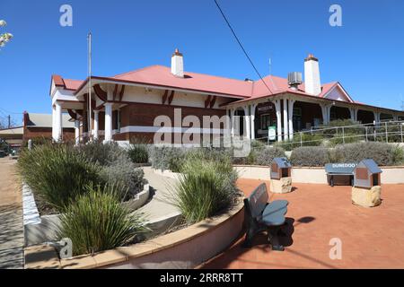 Dunedoo Museum im alten Bank of NSW Gebäude, Bolaro Street, Dunedoo NSW 2844, Australien Stockfoto