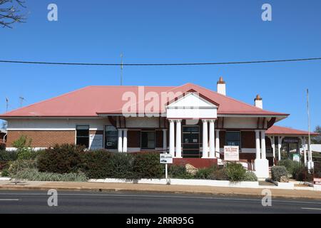 Dunedoo Museum im alten Bank of NSW Gebäude, Bolaro Street, Dunedoo NSW 2844, Australien Stockfoto