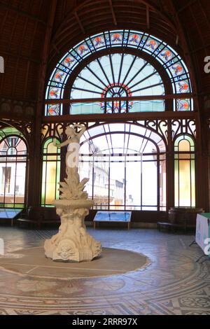 Evian Source Cachat Stockfoto