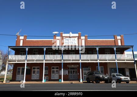 Royal Hotel, 26 Bolaro Street, Dunedoo, NSW, 2844, Australien Stockfoto