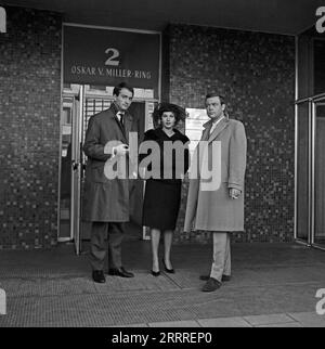 Agatha, laß das Morden sein!, Krimikomödie, Deutschland 1960, Regie: Dietrich Haugk, Darsteller: Stockfoto