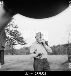 Agatha, laß das Morden sein!, Krimikomödie, Deutschland 1960, Regisseur Dietrich Haugk am Set Stockfoto