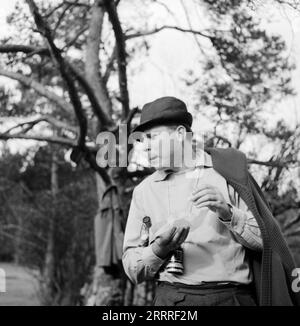 Agatha, laß das Morden sein!, Krimikomödie, Deutschland 1960, Regisseur Dietrich Haugk am Set Stockfoto