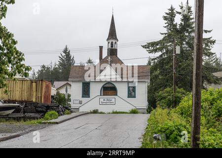 St. Philip's Episcopal Church, 446 Church Street, Wrangell, Alaska, USA Stockfoto