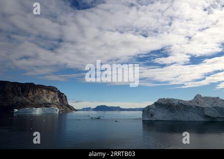 Arktis, Eisberg in Uummannaq Fjord, Grönland, Dänemark Stockfoto