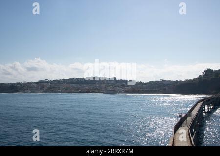 Chiaiolella von der Insel Vivara in Procida, Neapel, Italien Stockfoto