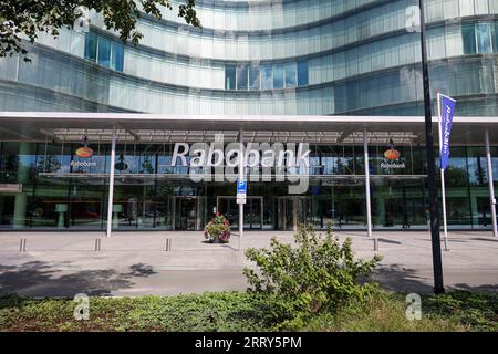 Hauptsitz der Rabobank bei Croeselaan in Utrecht in den Niederlanden Stockfoto