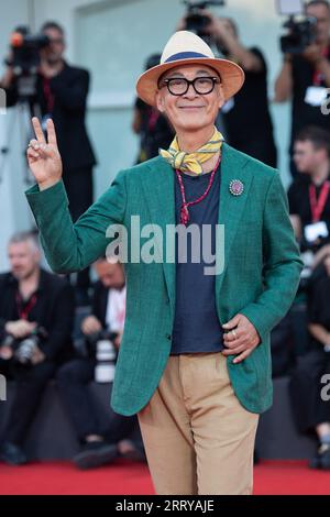 Venedig, Italien. September 2023. Yonfan besuchte den Closing Red Carpet im Rahmen des 80. Filmfestivals in Venedig (Mostra) am 9. September 2023 in Venedig. Foto von Aurore Marechal/ABACAPRESS.COM Credit: Abaca Press/Alamy Live News Stockfoto