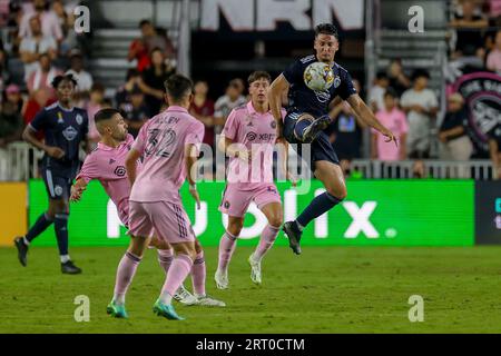 Florida, USA, 9. September 2023, Inter Miami CF gegen Sporting Kansas City City, MLS, Ergebnis: Inter Miami 3 Sporting KC 2. Quelle: CHRIS ARJOON/Alamy Live News Stockfoto