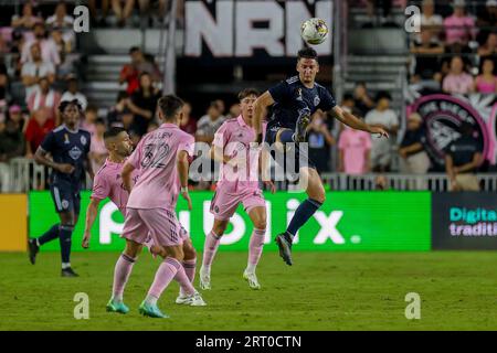 Florida, USA, 9. September 2023, Inter Miami CF gegen Sporting Kansas City City, MLS, Ergebnis: Inter Miami 3 Sporting KC 2. Quelle: CHRIS ARJOON/Alamy Live News Stockfoto