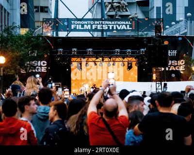 Toronto, Kanada. September 2023. Mitglieder der Rockband Nickelback sind während des Toronto International Film Festival 2023 am 8. September 2023 in Toronto, Ontario, zu sehen. Foto: @Dewucme/imageSPACE Credit: Imagespace/Alamy Live News Stockfoto