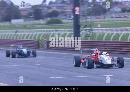 Melbourne, Australien. September 2023. Ryan Astley (99) fuhr Dallara F308/11 für 99 Motorsport während der Australian Formula Open bei Shannons Speedseries Motorsport Championship Round 6 auf dem Sandown International Raceway. Quelle: Santanu Banik/Alamy Live News Stockfoto