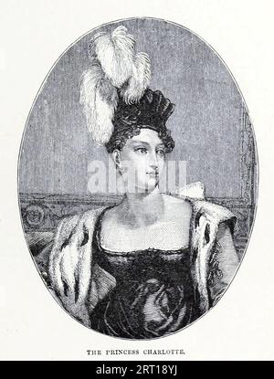 Porträt der Prinzessin Charlotte aus dem Buch ' Kathedralen, Abteien und Kirchen von England und Wales : Deskriptive, Historical, Pictorial ' von Bonney, T. G. (Thomas George), 1833-1923; Publisher London : Cassell 1890 Stockfoto