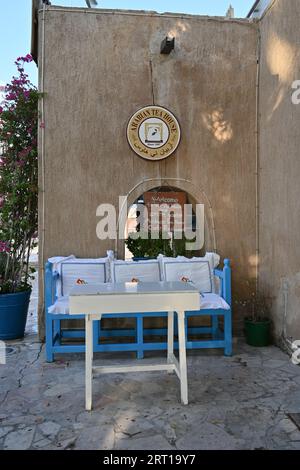 Das Arabian Tea House Restaurant in Deira, einem historisch bedeutsamen Viertel in Dubai, Vereinigte Arabische Emirate Stockfoto