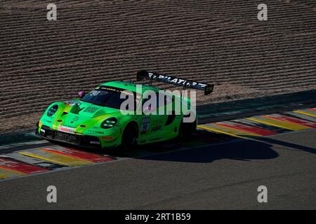 Hohenstein Ernstthal, Deutschland. September 2023. September 2023, Sachsenring, Hohenstein-Ernstthal, DTM 2023, Sachsenring, 8. September. - 10. September 2023, in dem Bild Dennis Olsen, Manthey EMA/dpa/Alamy Live News Stockfoto