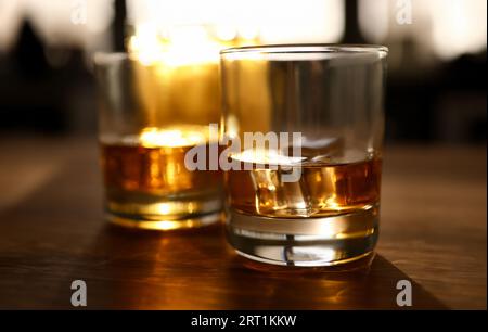 Luxus alkoholische Getränke Stockfoto