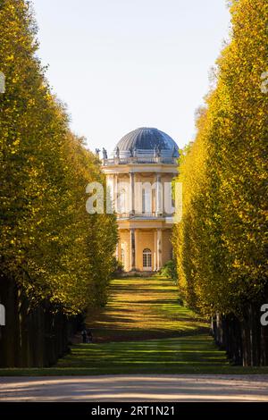 Der Park Sanssouci gehört zum Ensemble der Potsdamer Schlossparks. Belvedere Klausberg Stockfoto