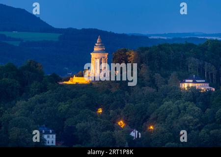 Das Brüderungsgedenkmal im Süden Eisenachs an der Goepelskuppe ist das Kriegsgedenkmal für die 87 Bruderschaftsmitglieder, die in der gestorben sind Stockfoto