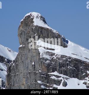 Schibenstoll, Gipfel des Churfirsten-Gebirges Stockfoto