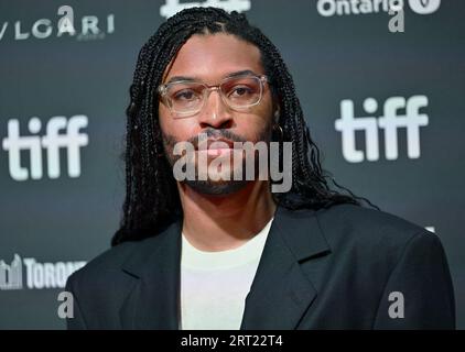 Toronto, Kanada. September 2023. Editor Andrew Morrow nimmt an der Uraufführung des Dokumentarfilms „Lil NAS X: Long Live Montero“ in der Roy Thomson Hall während des Toronto International Film Festival in Toronto, Kanada, am Samstag, den 9. September 2023 Teil. Foto von Chris Chew/UPI Credit: UPI/Alamy Live News Stockfoto